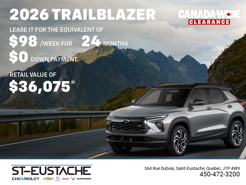 2026 Chevrolet Trailblazer