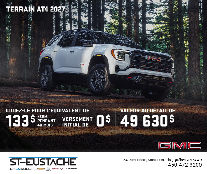 Le GMC Terrain AT4 2027