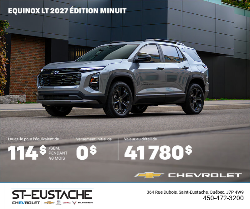 Procurez-vous le Chevrolet Equinox  2026