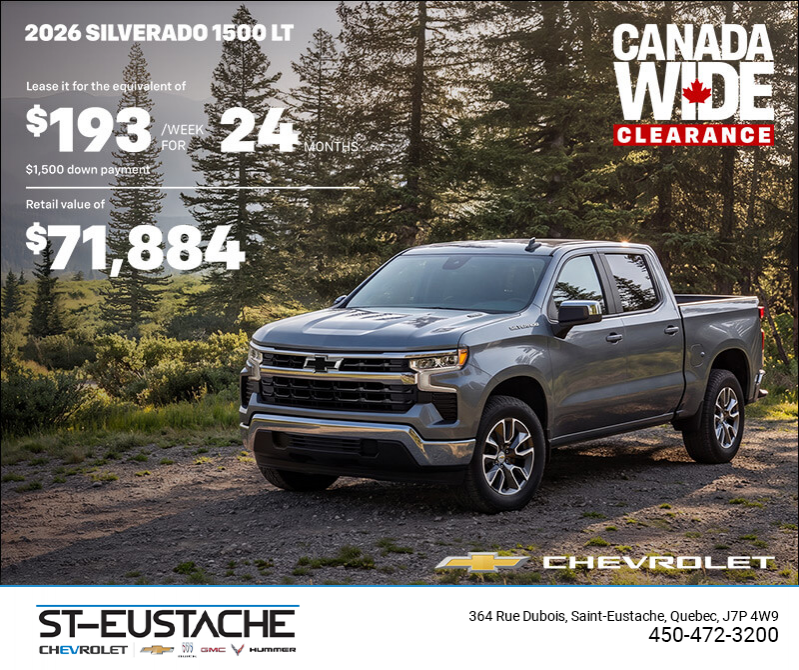 The 2026 Chevrolet Silverado 1500 LT