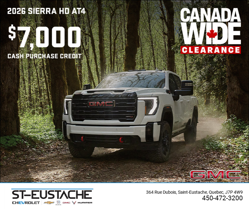 The 2026 GMC Sierra HD AT4