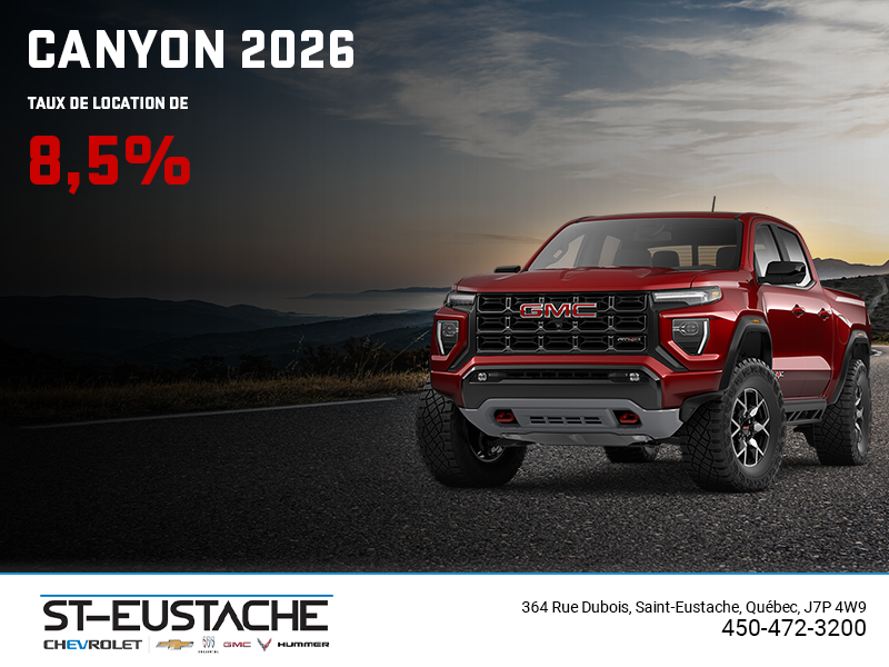Le GMC Canyon 2026