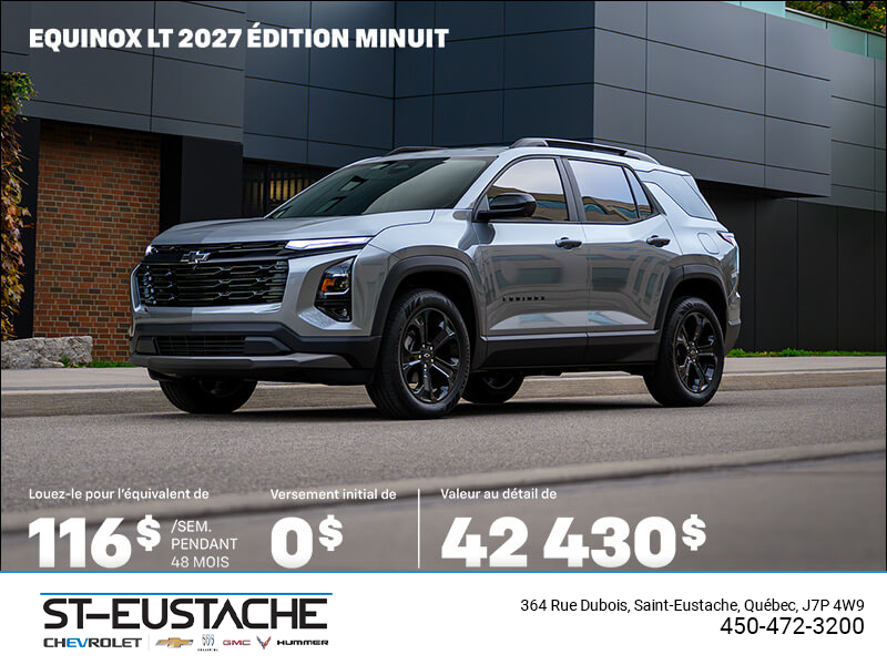 Procurez-vous le Chevrolet Equinox  2027