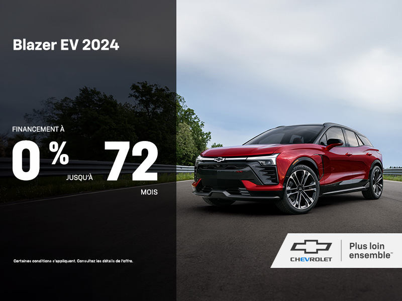 Procurez-vous le Chevrolet Blazer EV 2024