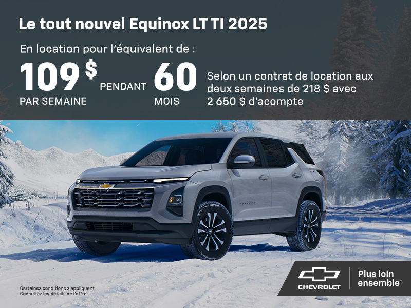 Le Chevrolet Equinox 2025