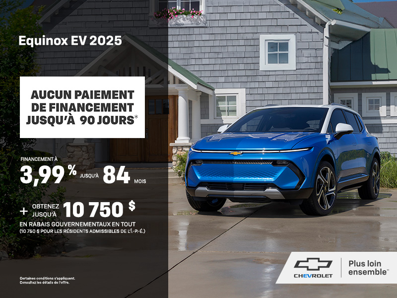 Procurez-vous le Chevrolet Equinox EV 2025