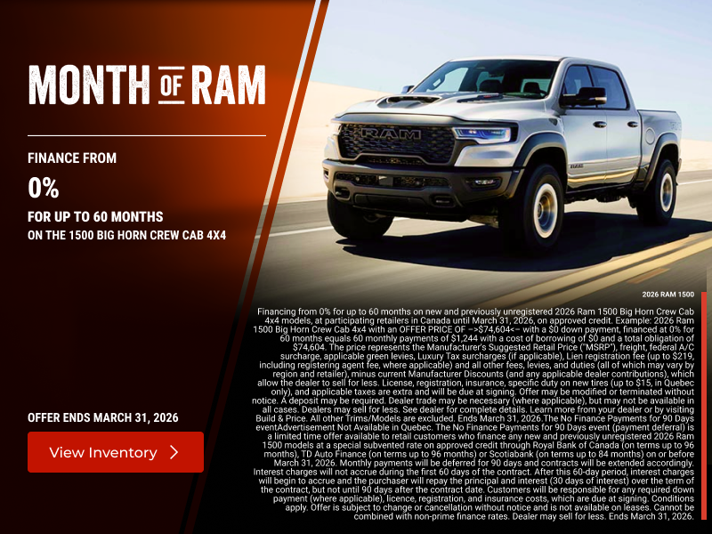 RAM monthly Event