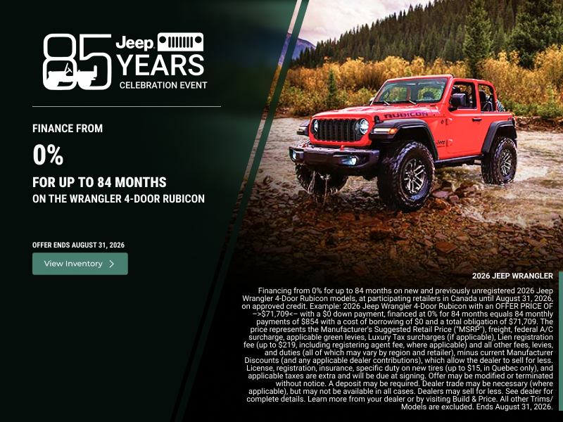 Jeep Monthly Event