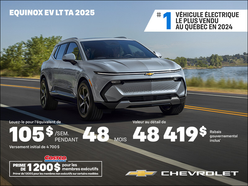 Procurez-vous le Chevrolet Equinox EV 2025