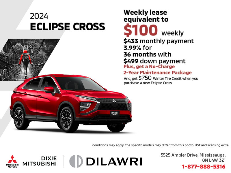 Get the 2024 Mitsubishi Eclipse Cross