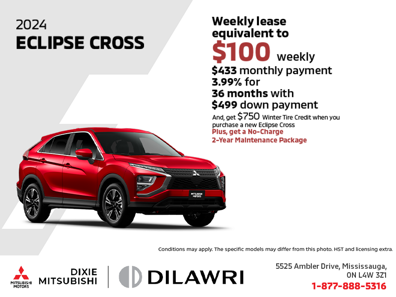 Get the 2024 Mitsubishi Eclipse Cross