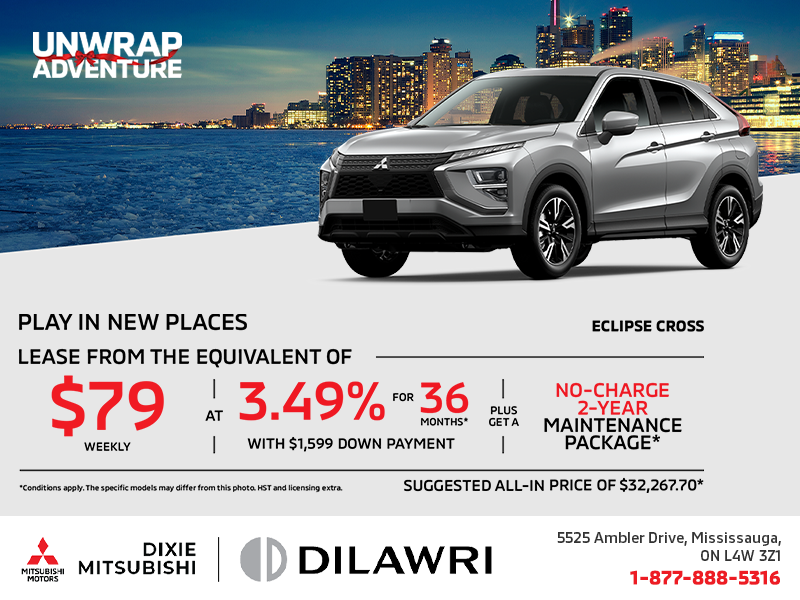 Get the 2026 Mitsubishi Eclipse Cross
