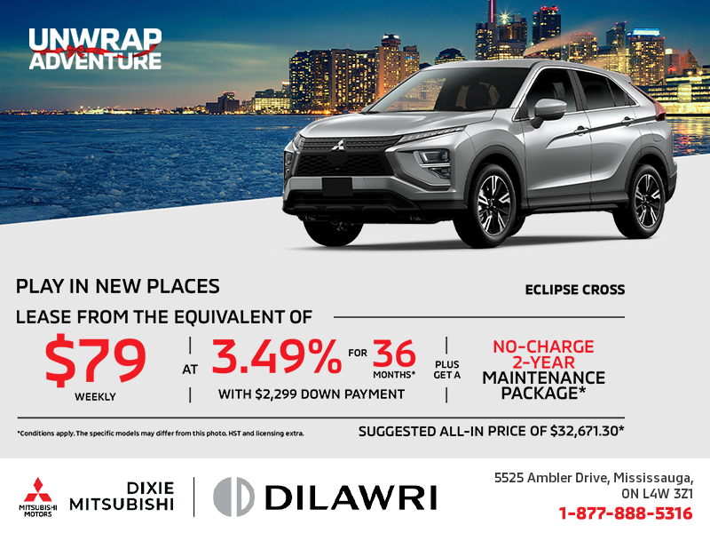 Get the 2026 Mitsubishi Eclipse Cross
