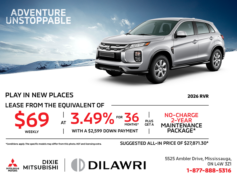 Get the 2026 Mitsubishi RVR