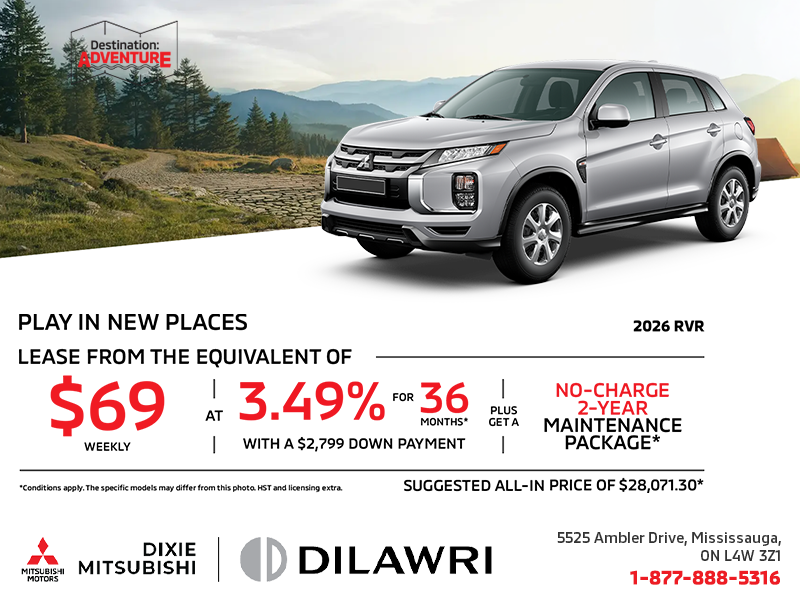 Get the 2026 Mitsubishi RVR