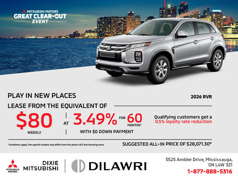 2026 Mitsubishi RVR