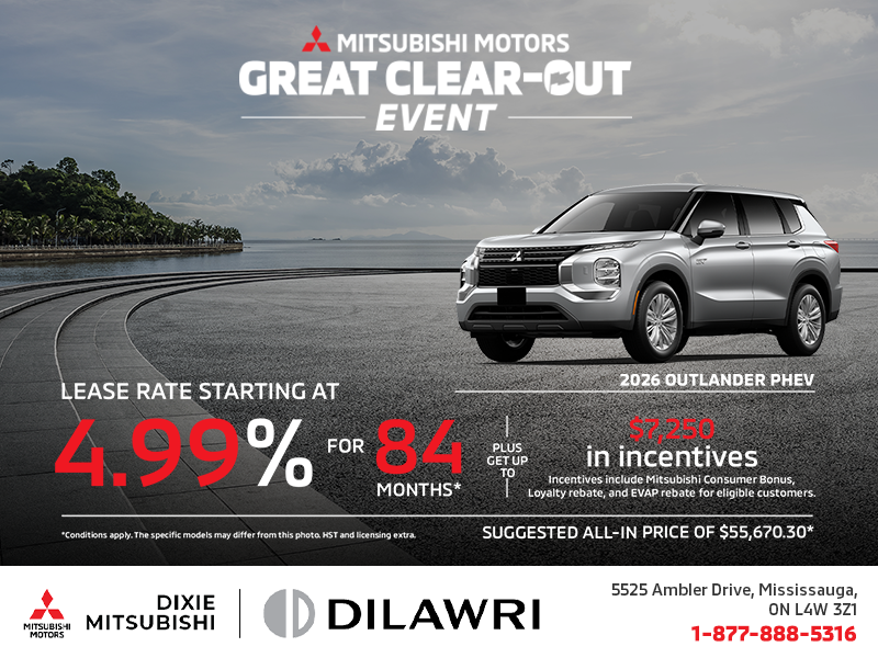 2026 Mitsubishi Outlander PHEV