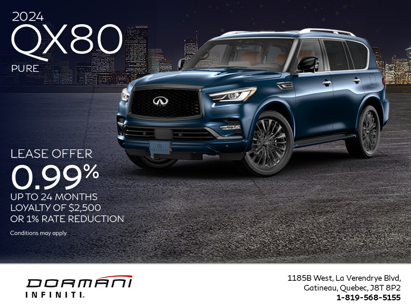 Get the 2024 INFINITI QX80!