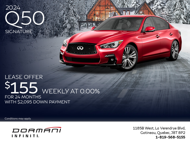 Get the 2024 INFINITI Q50!