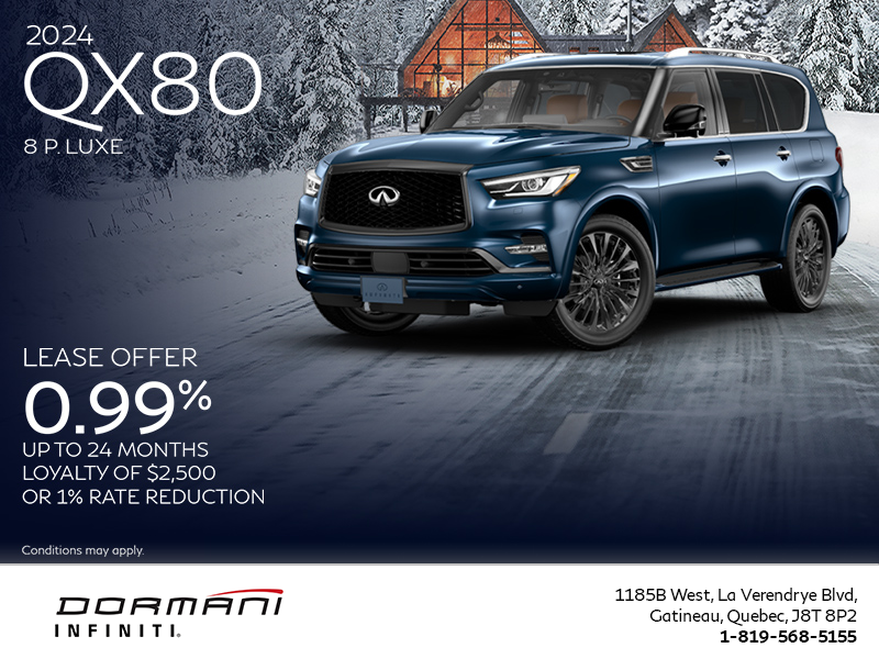 Get the 2024 INFINITI QX80!