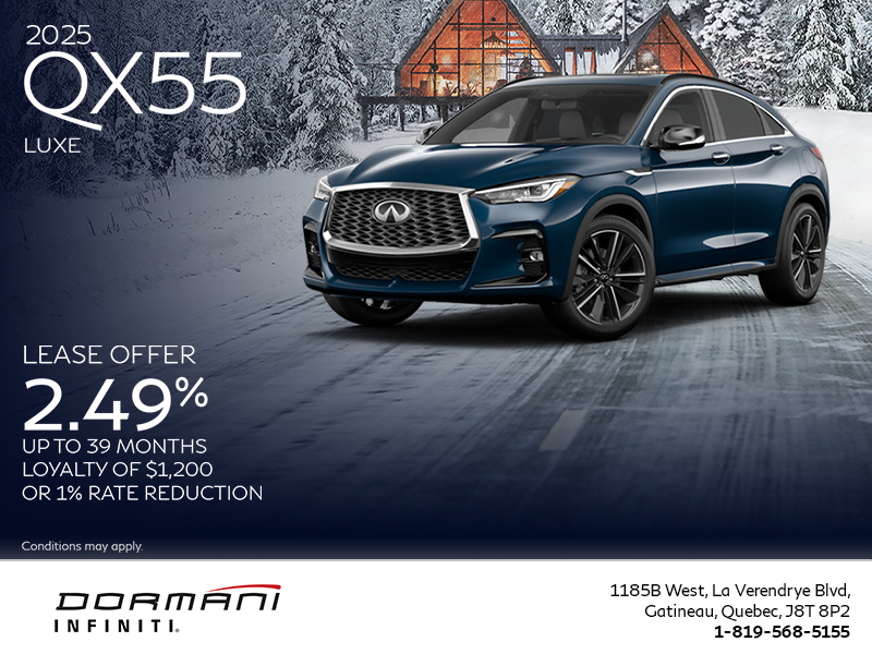 Get the 2025 INFINITI QX55!