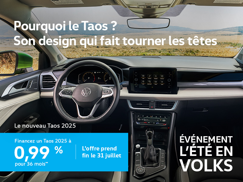 Procurez-vous le Volkswagen Taos 2025