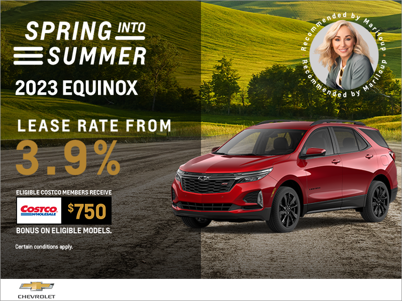 Get The 2023 Chevrolet Equinox Marquis Automobiles Inc In Matane