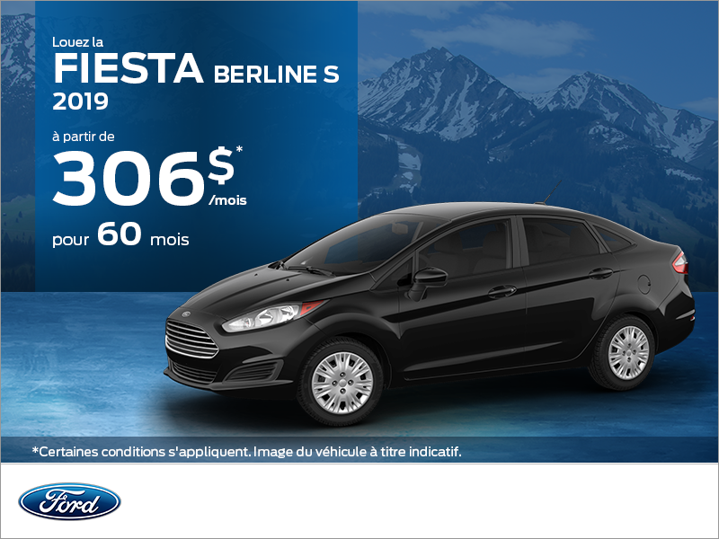 Ford Fiesta Berline 2019!