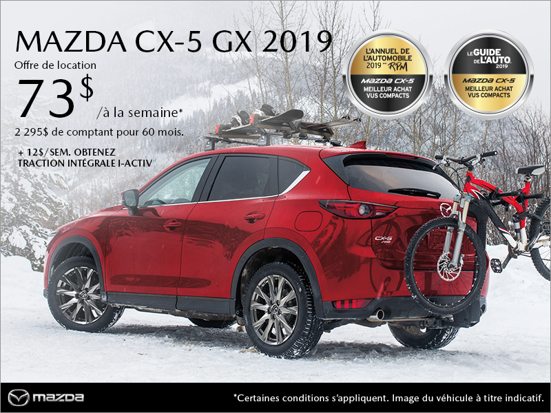 Procurez-vous la Mazda CX-5 2019!