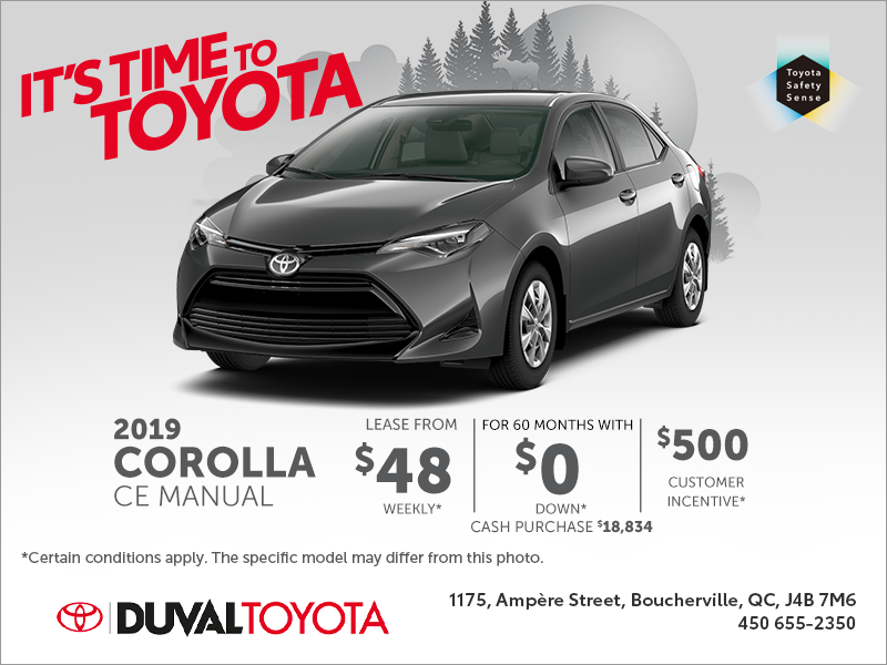 2019 Toyota Corolla CE