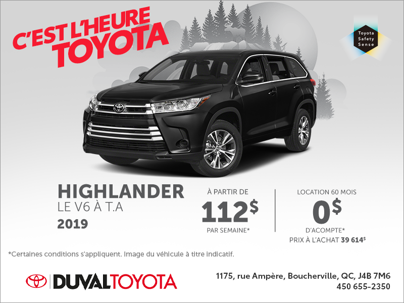 Toyota Highlander 2019