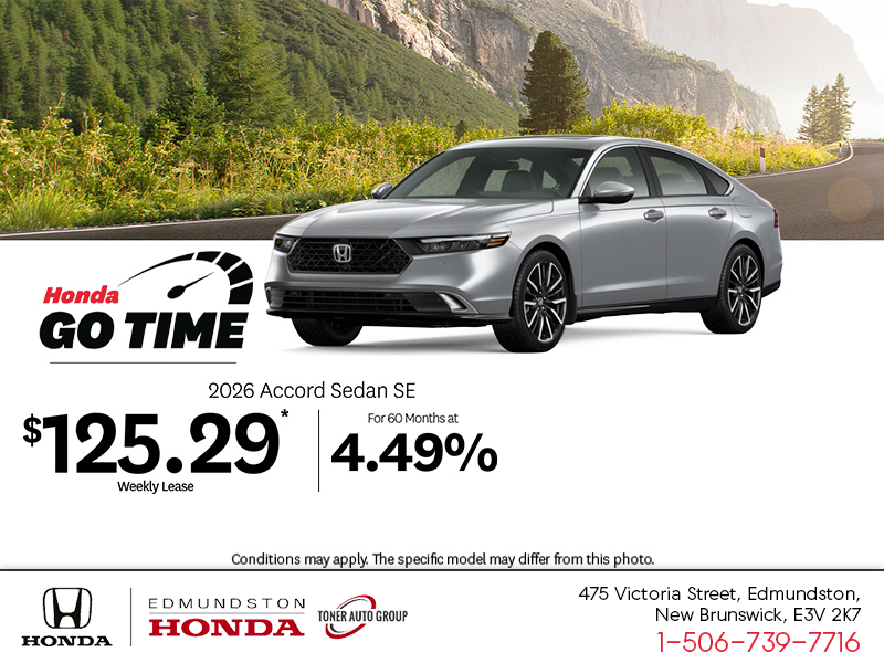 Get the 2026 Honda Accord!