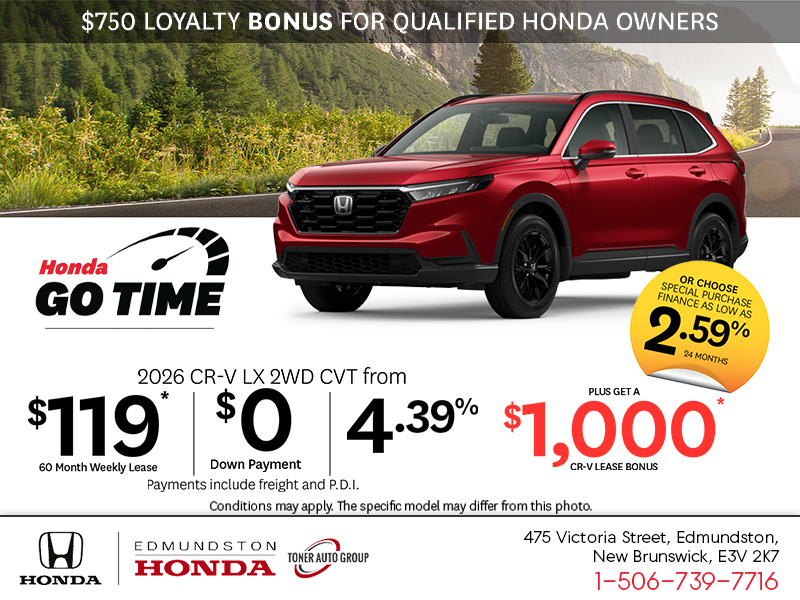 Get the 2026 Honda CR-V!