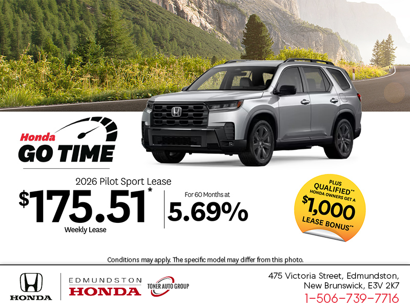 Get the 2026 Honda Pilot!