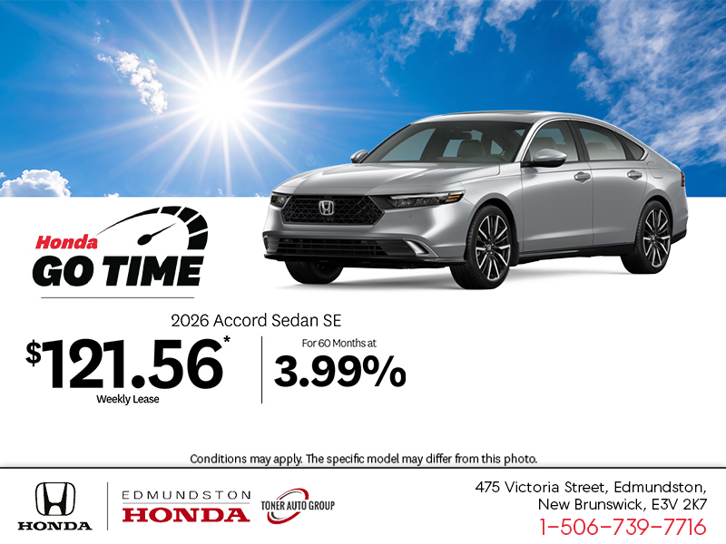 Get the 2026 Honda Accord!