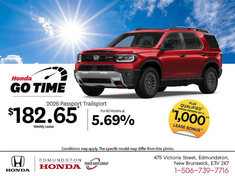 Get the 2026 Honda Passport!