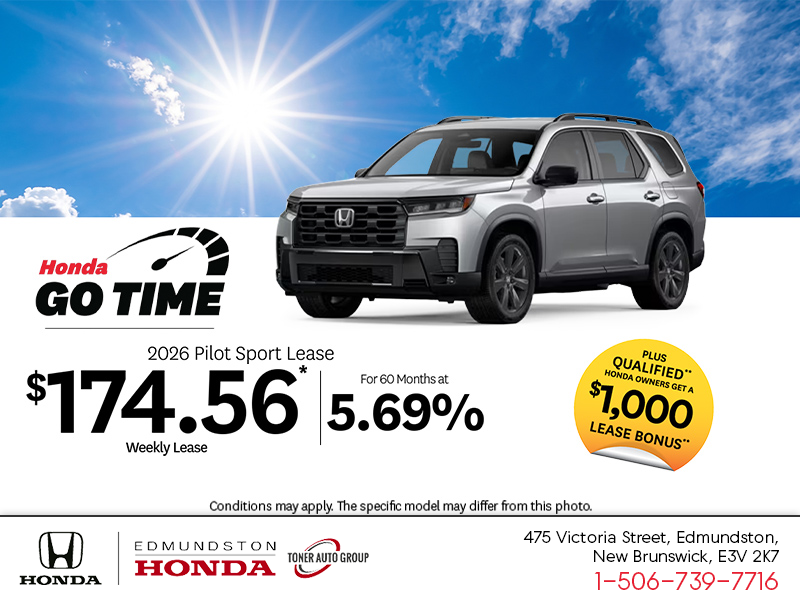 Get the 2026 Honda Pilot!