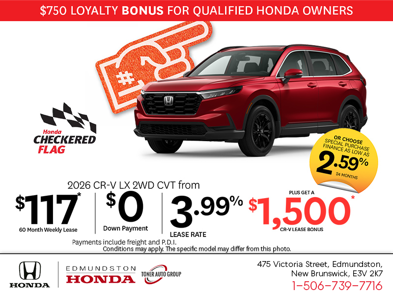 Get the 2026 Honda CR-V!