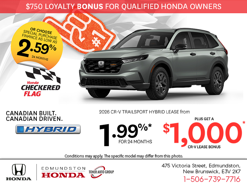 Get the 2026 Honda CR-V Hybrid!