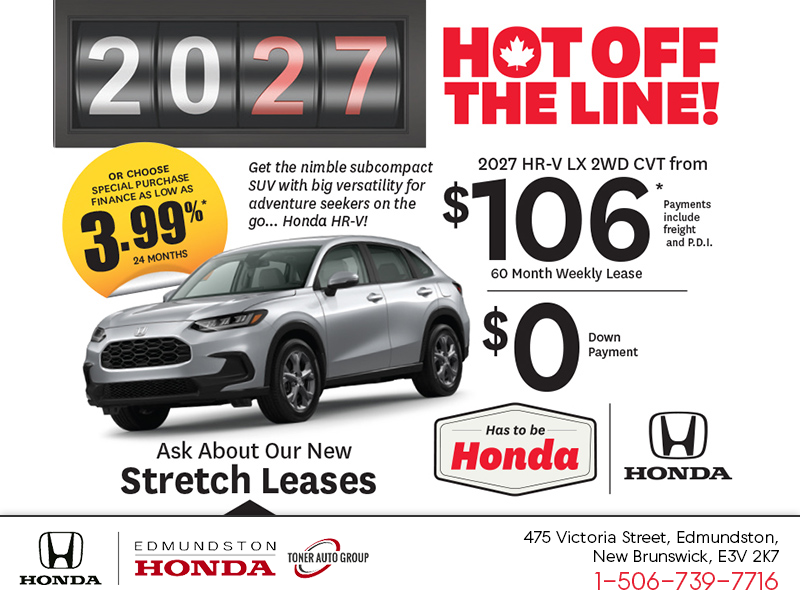 Get the 2027 Honda HR-V!