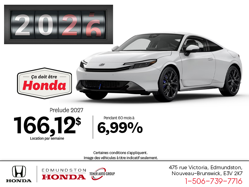 Honda Prelude Hybrid 2027