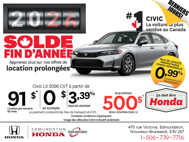 Honda Civic Sedan 2026