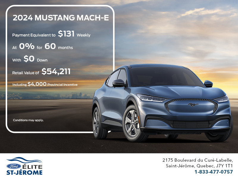 2024 Ford Mustang Mach-E