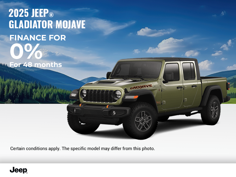 Get the 2025 Jeep Gladiator!