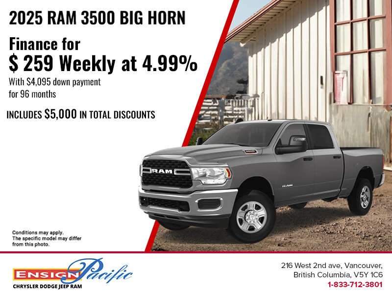 Get the 2025 RAM 3500