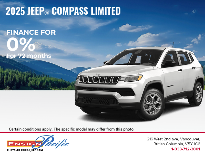Get the 2025 Jeep Compass!