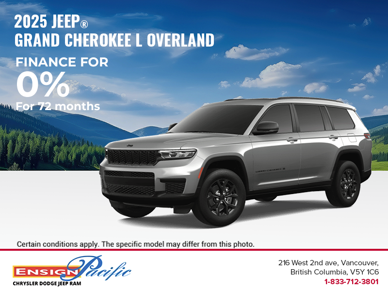 Get the 2025 Jeep Grand Cherokee!