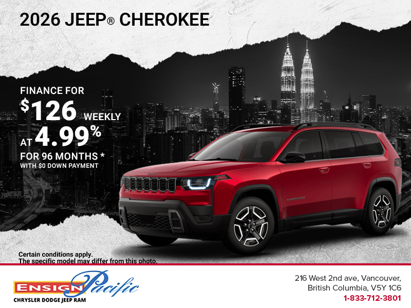 Get the 2026 Jeep Cherokee!