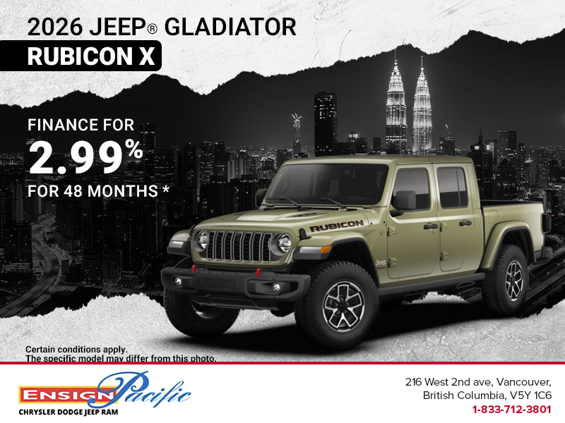 Get the 2026 Jeep Gladiator!