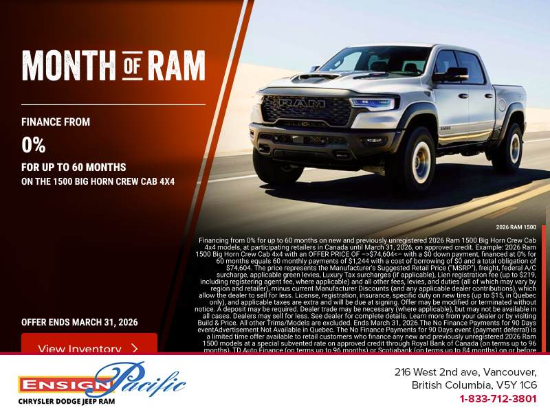 RAM monthly Event
